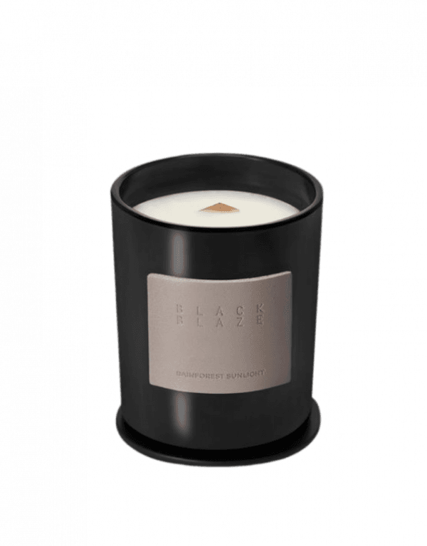 Black Blaze Scented Candle - Rainforest Sunlight