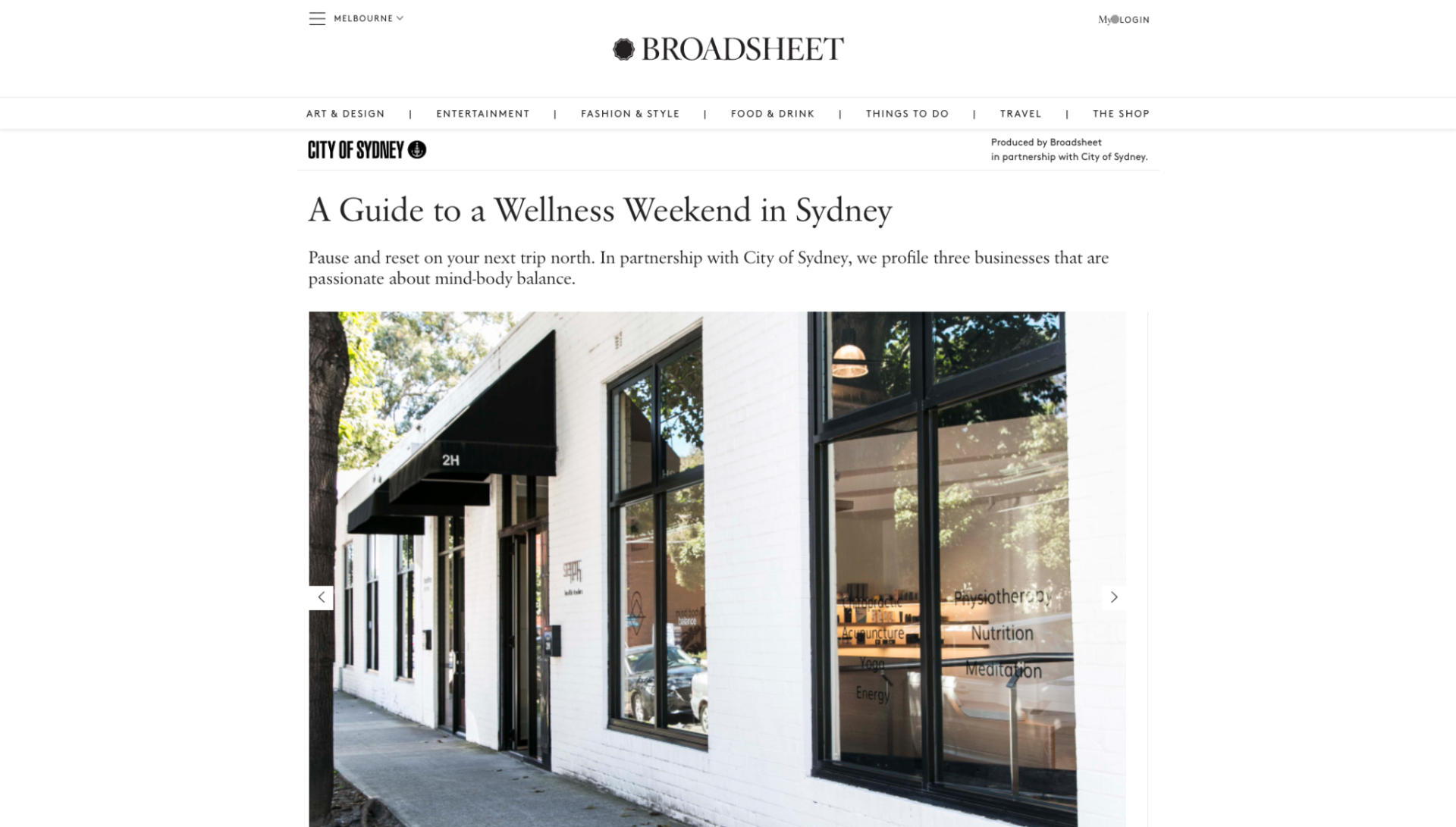 A guide to weekend wellness in Sydney - Broadsheet Selph Health Studios