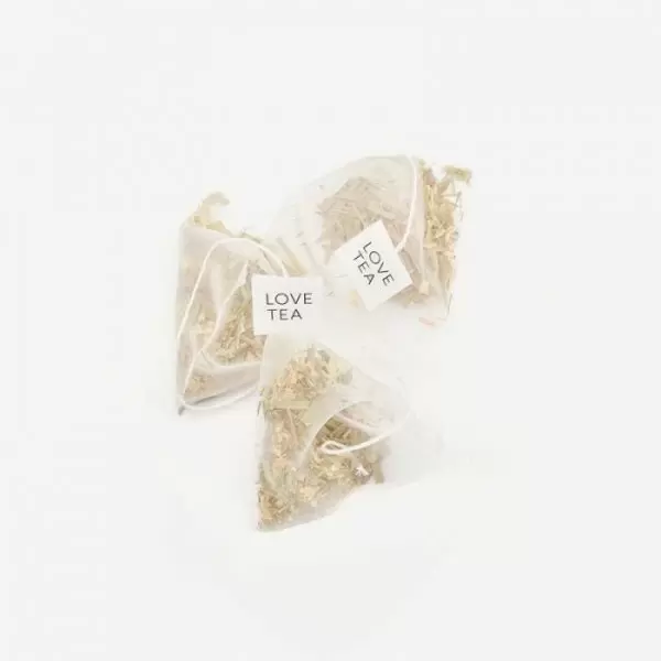 Love Tea Lemongrass and Ginger Pyramid Bags - Image 2