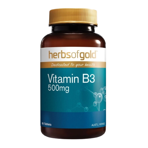 Herbs of Gold Vitamin B3 500mg