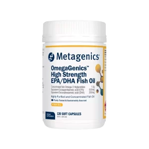 OmegaGenics High Strength EPA/DHA Fish Oil 120 Soft Capsules