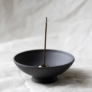 Ume Mineral Purple, Incense Chalice in Terracotta